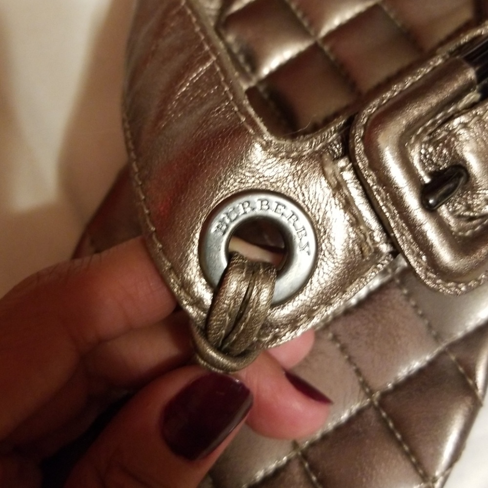 Burberry dark silver sandals - Picture 3 of 3